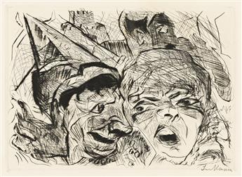 MAX BECKMANN (1884 - 1950) Theater.                                                                                                              